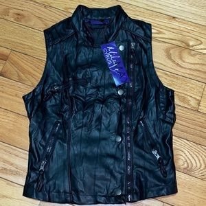 NWTS MILEY CYRUS LEATHER JACKET SIZE S